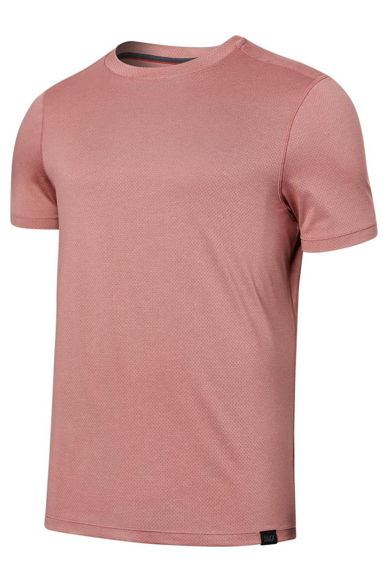 SAXX Aerator All Day Short Sleeve T-Shirt SXSC14-CHB (Burnt Coral Heather)