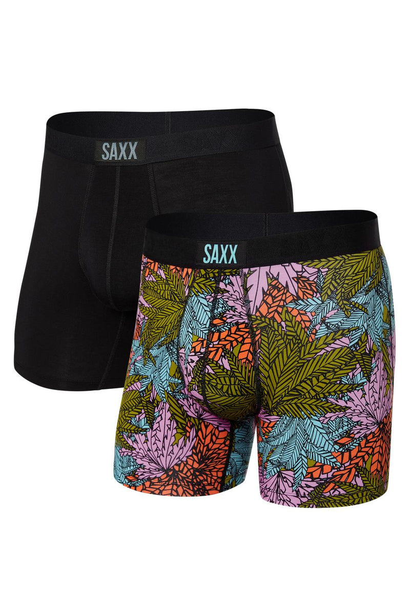 SAXX Vibe Boxer Brief 2 Pack SXPP2V-STB (SubTropical/Black)