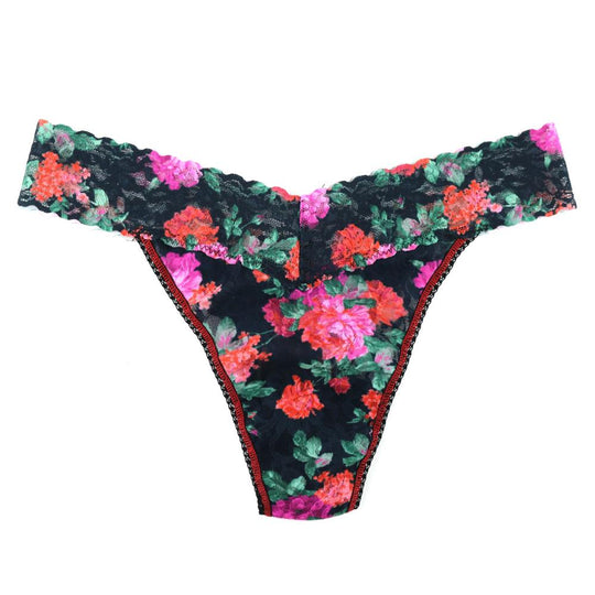 Hanky Panky Holiday Printed Original Rise Rolled Thong, Autobiography (PR4811)