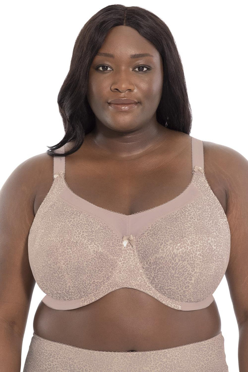 Goddess Kayla Full Cup Bra, Taupe Leo (GD6164)