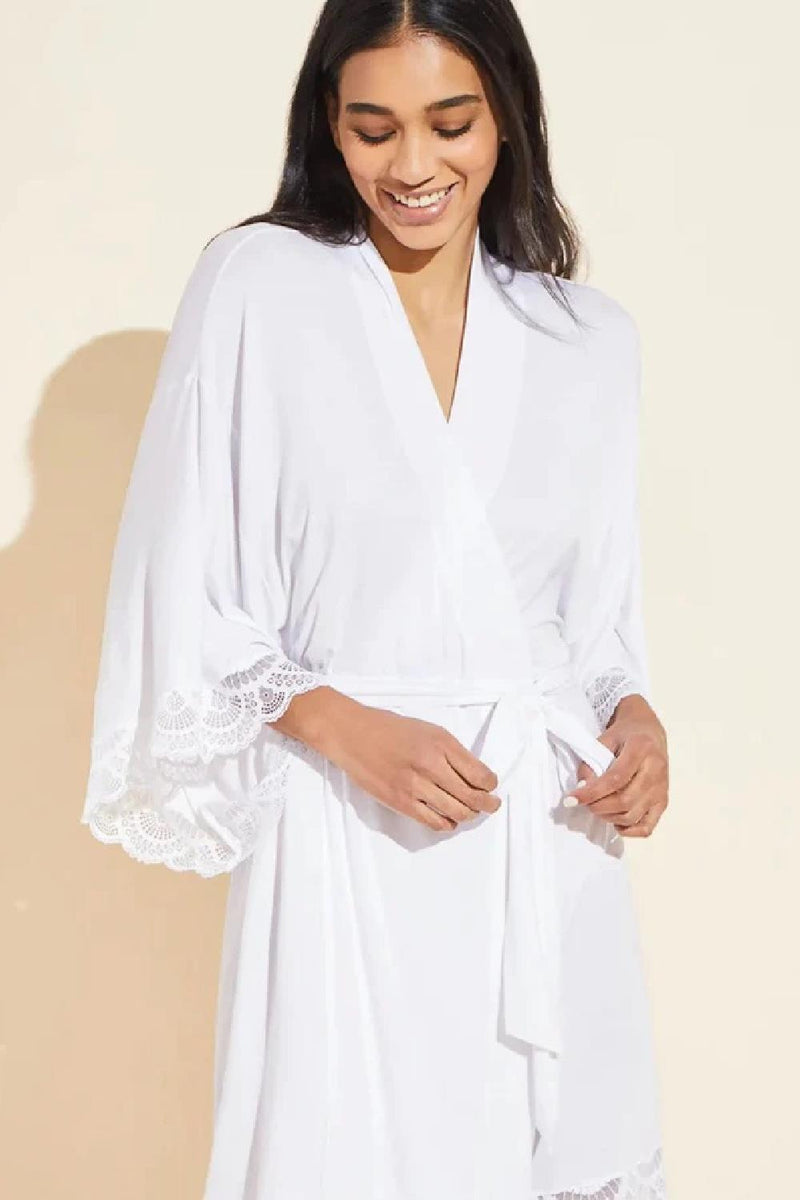 Eberjey Mariana TENCEL™ Modal Robe R1710KN White