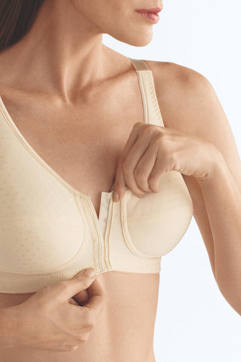 Amoena Non-Wired Pocketed Soft Bra 2124 Pearl Beige