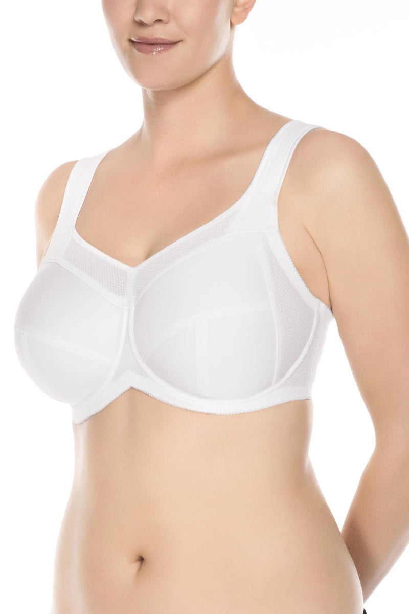 Ulla Dessous Kate Underwire Sports Bra, White (6024)