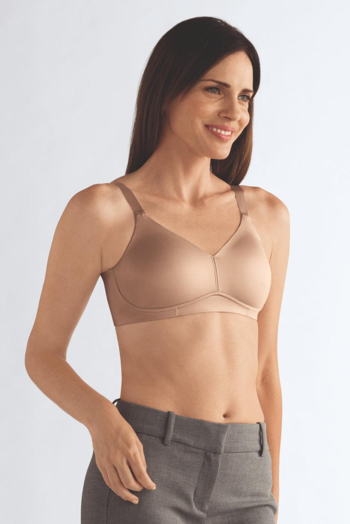 Amoena Magdalena Wire-Free Bra, Soft Cup, Size 36B, Nude Ref