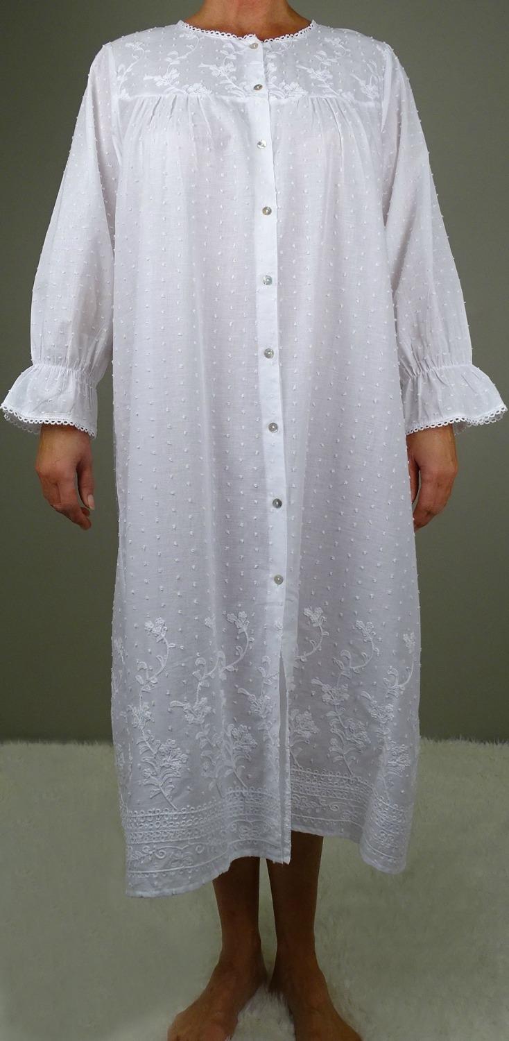 Victoriana Long Sleeve Night Dress 597