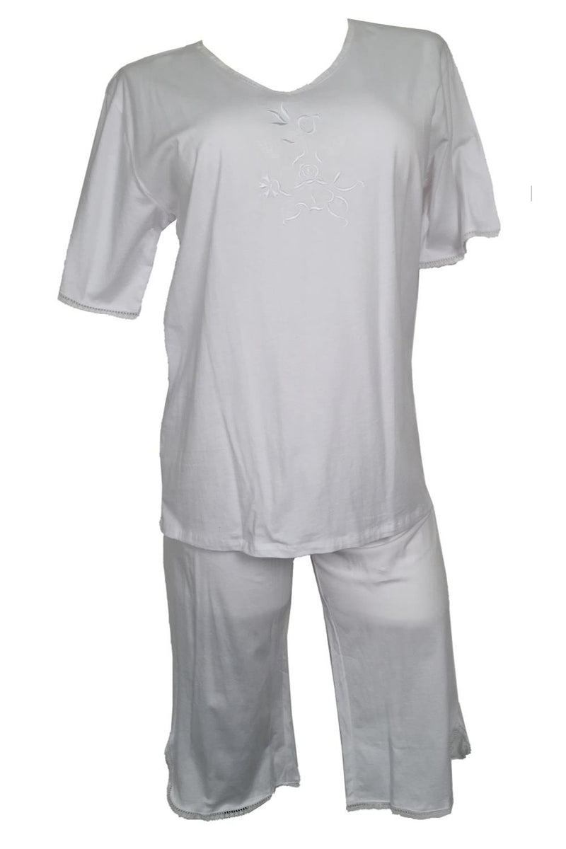 Victoriana Helena Pyjama Set 6116 White