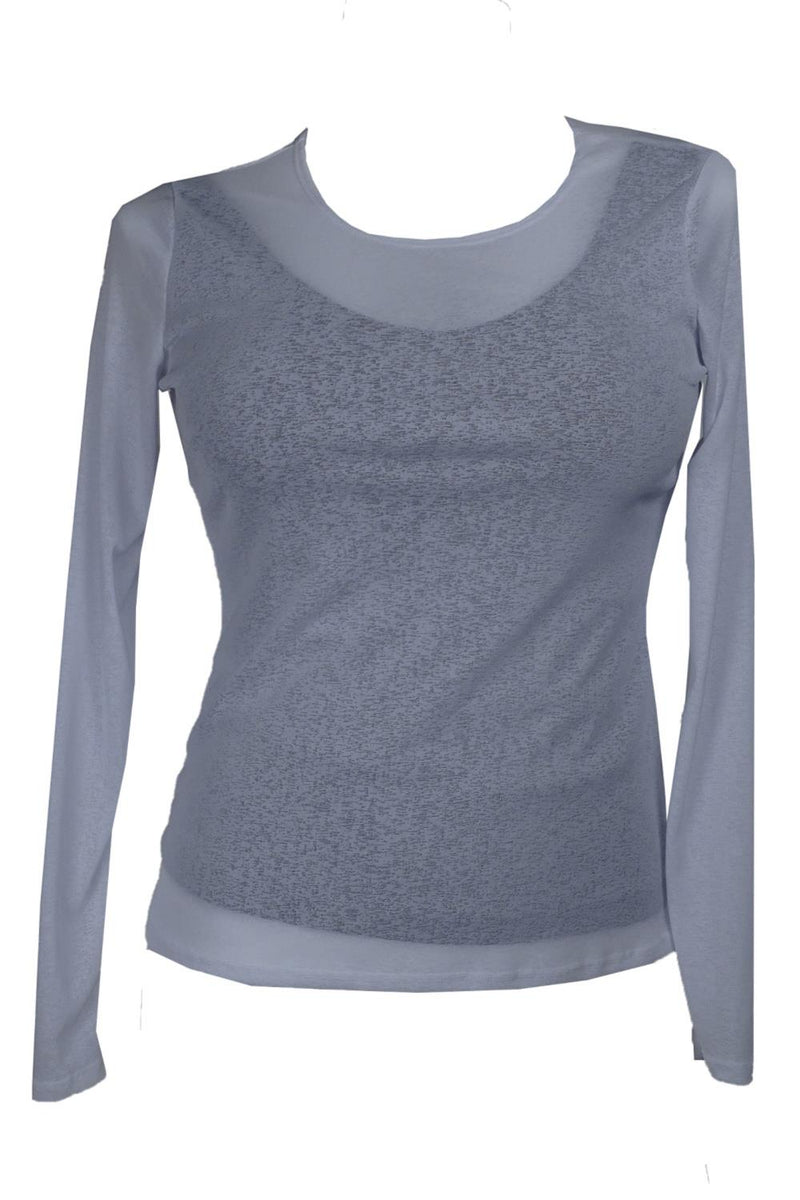 Rapz Long Sleeve Cover-up Top, White (4730)