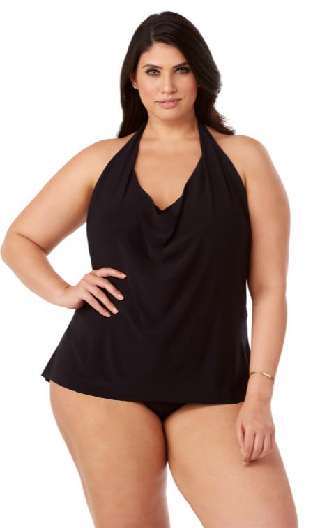 Magicsuit Sophie Tankini Top, Black (6006015W)