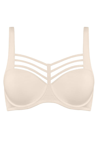 Marlies Dekkers Leading Strings Plunge Balcony Bra, Cups B-C, Ivory (18960)