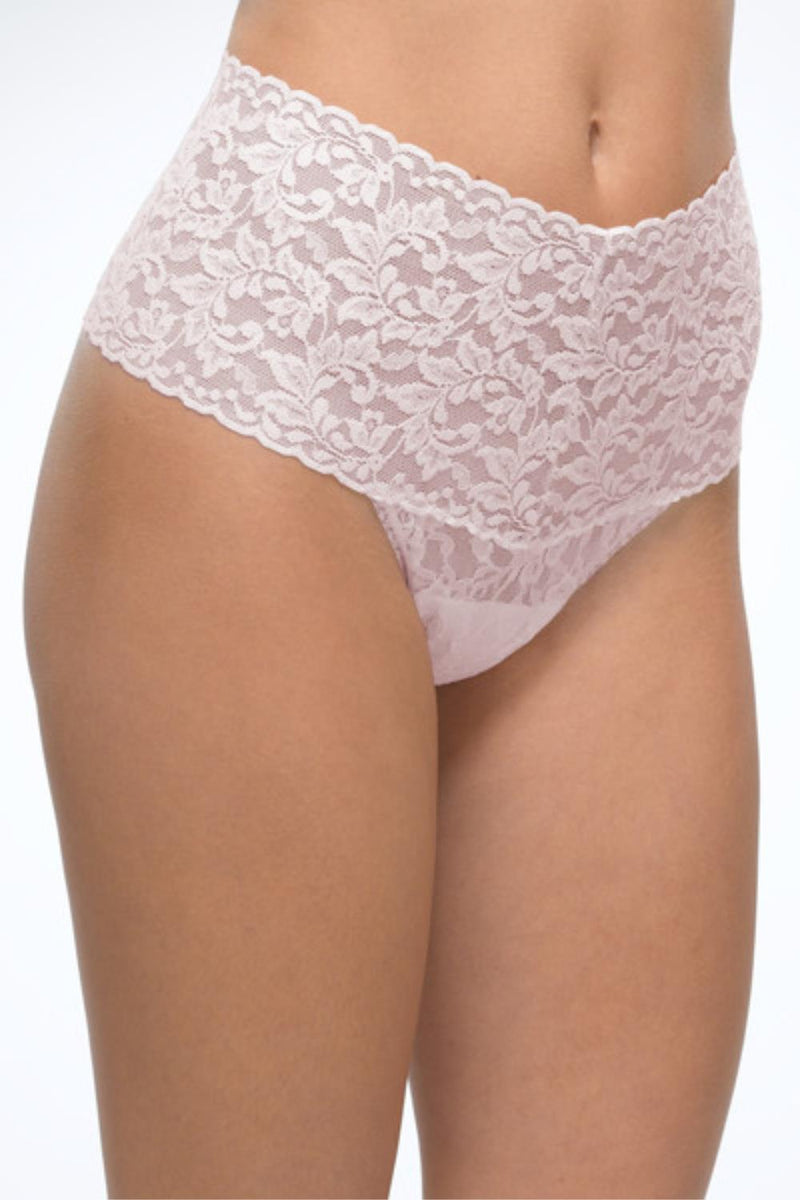 Hanky Panky Signature Lace Retro Thong 9K1926 Bliss Pink