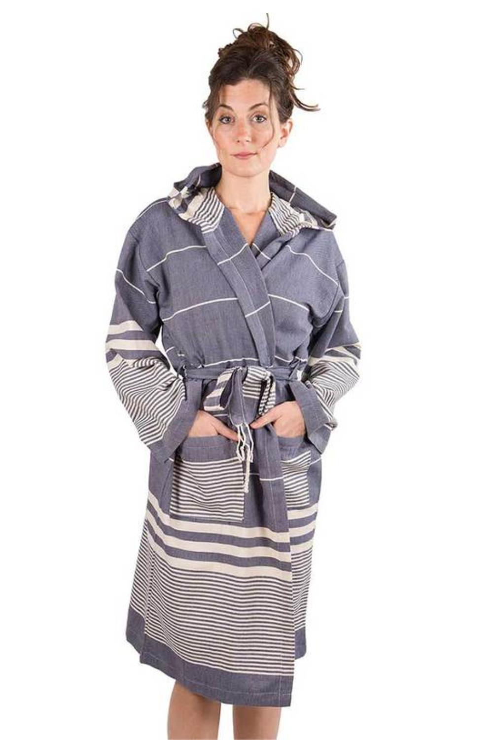Pokoloko Harem Unisex Robe, Navy