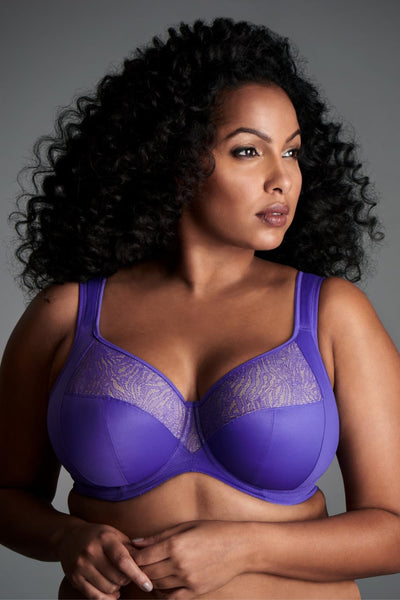 Goddess Heather Banded Underwire Bra 6060 Amethyst