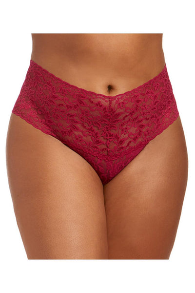 Hanky Panky Retro Lace Thong 9K1926X Cranberry