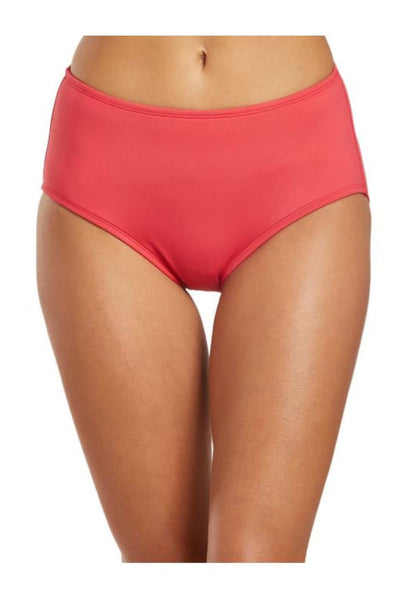 Beach House Chloe High Waisted Swim Bottom, Rosewood (H58433)