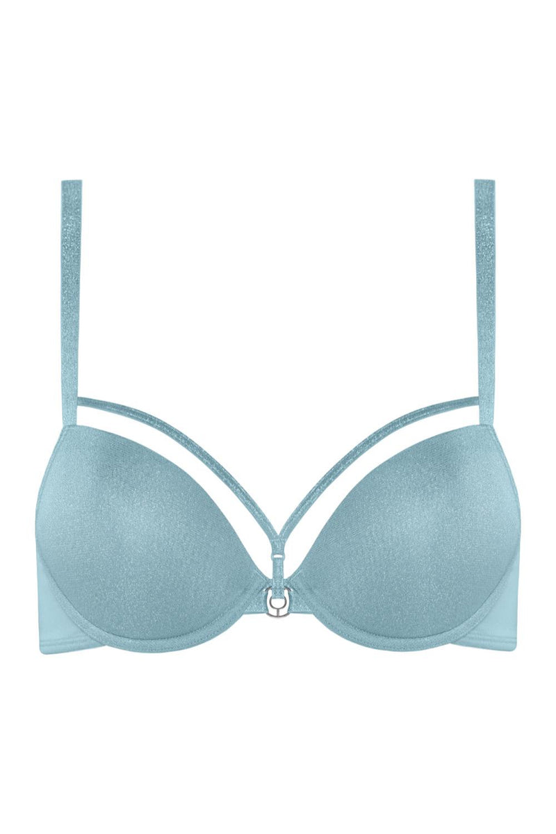 Marlies Dekkers Space Odyssey Balcony Bra, Blue/Silver (350801)